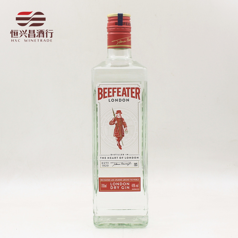 必富达金酒 gin 毡酒 750ml 洋酒 杜松子酒 伦敦干金酒 调酒基酒