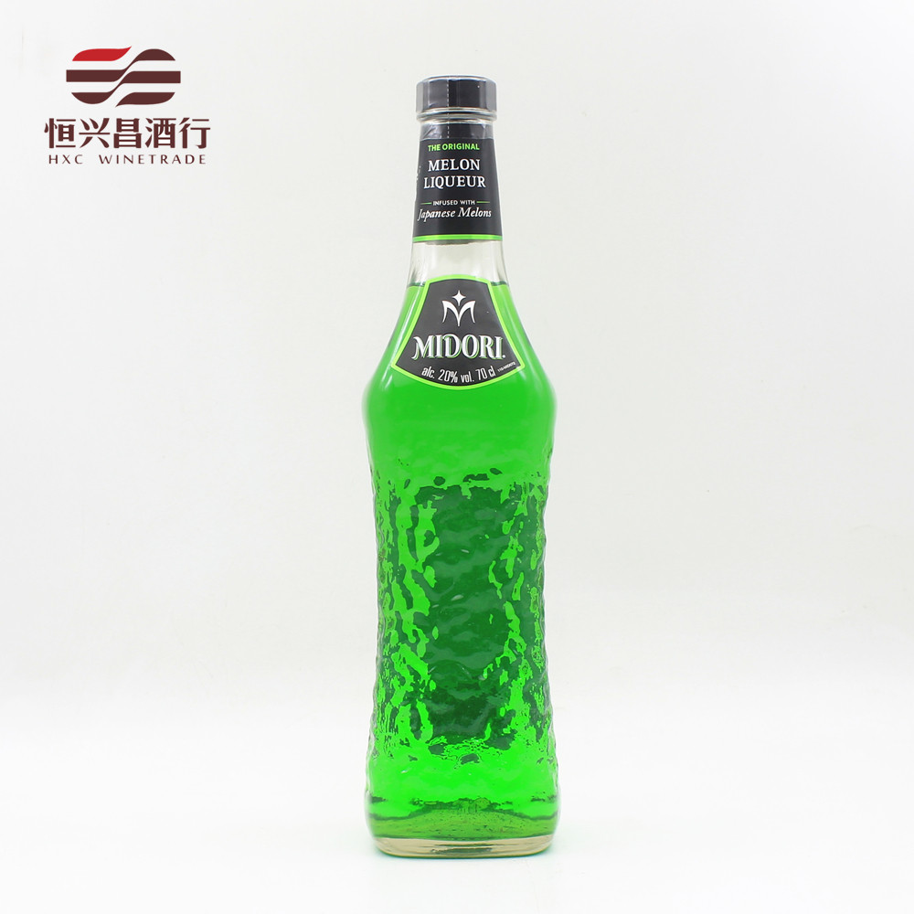 蜜多丽蜜瓜味利口酒 700ml 力娇酒配制酒midori三得利原装进口