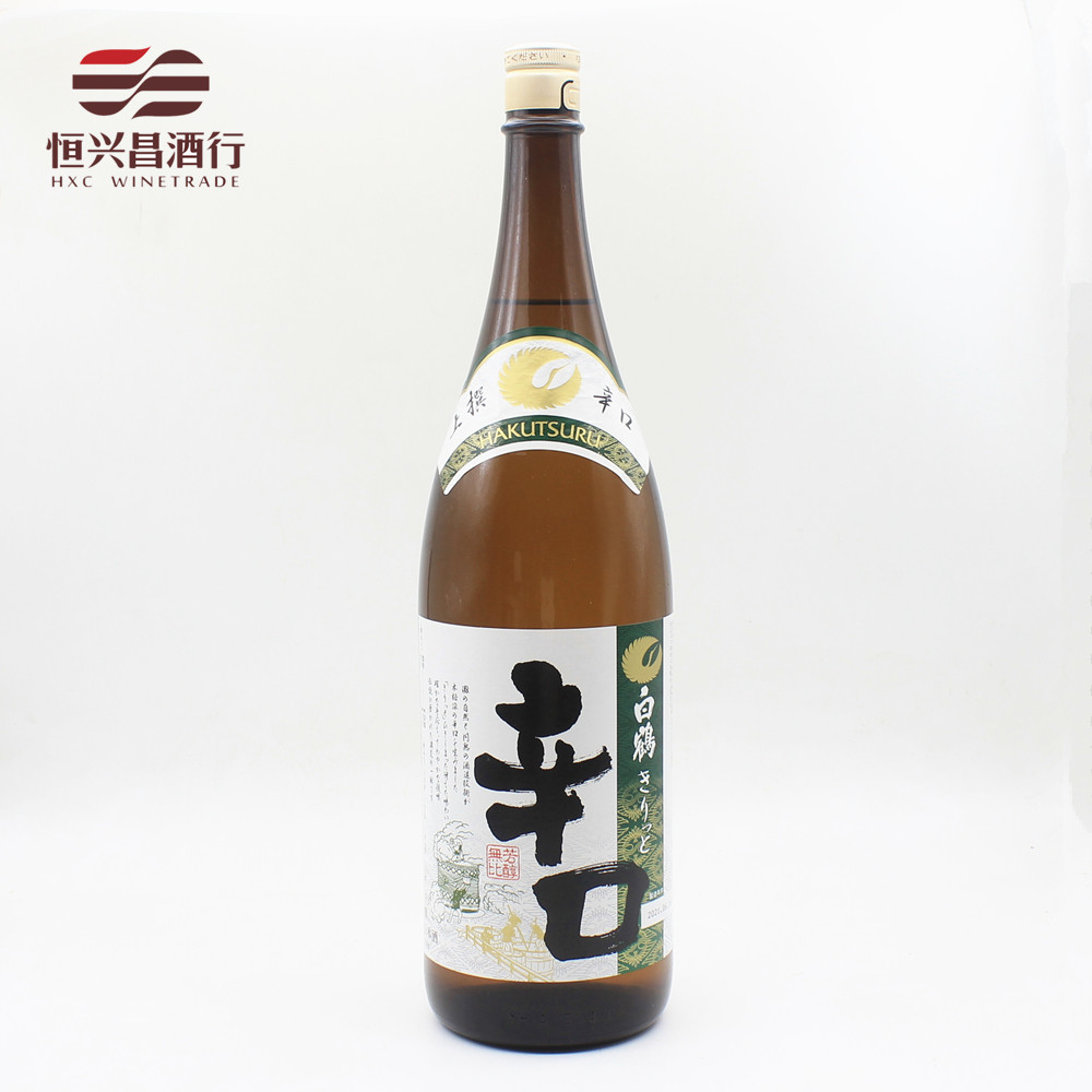 【瑕疵】白鹤上选 辛口清酒 清爽辣口日本进口日式米酒洋酒1.8L
