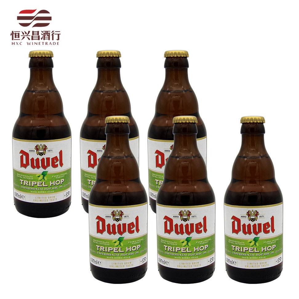 6瓶  督威 三花啤酒 duvel tripel hop 330ml