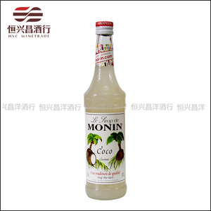 莫林Monin 糖浆糖水【椰子味】700ml 调配鸡尾酒果汁