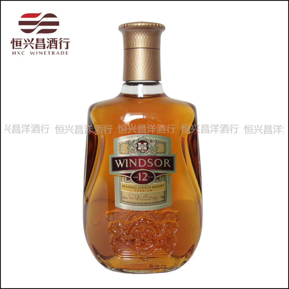 温莎 12年 调和威士忌苏格兰威士忌 700ml 英国原装进口烈酒洋酒