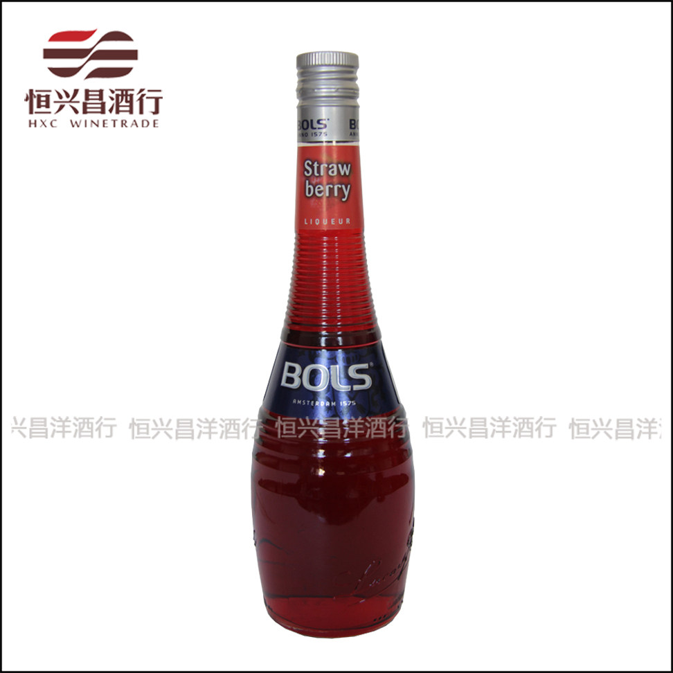 波士 草莓味力娇酒  700ml 调酒鸡尾酒基酒洋酒 原装Bols利口酒