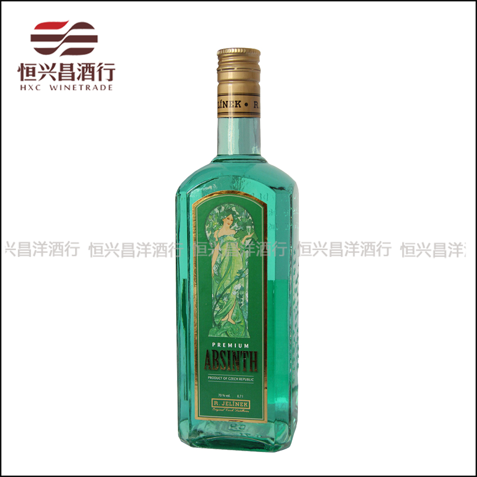 苦艾酒鲁道夫absinthe absinth 700mL绿精灵 捷克原装进口洋酒