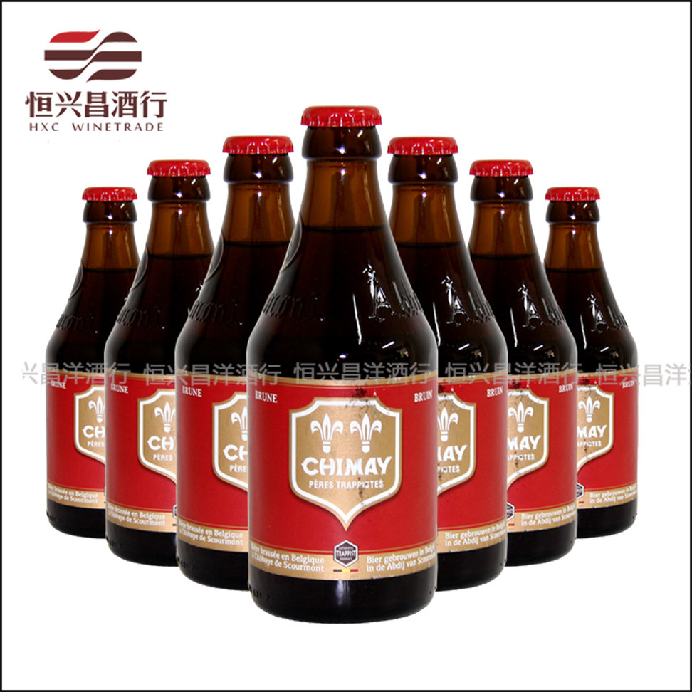 智美啤酒 红帽330ml*24瓶 智美红帽 比利时进口修道院啤酒