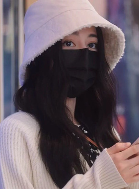 羊羔绒双面渔夫帽子女秋冬新款明星同款ins潮保暖显脸小毛绒盆帽