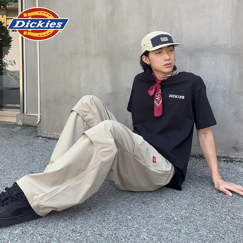 Dickies帝酷适长裤春秋膝盖网面内里降落伞裤休闲工装裤男女情侣图片