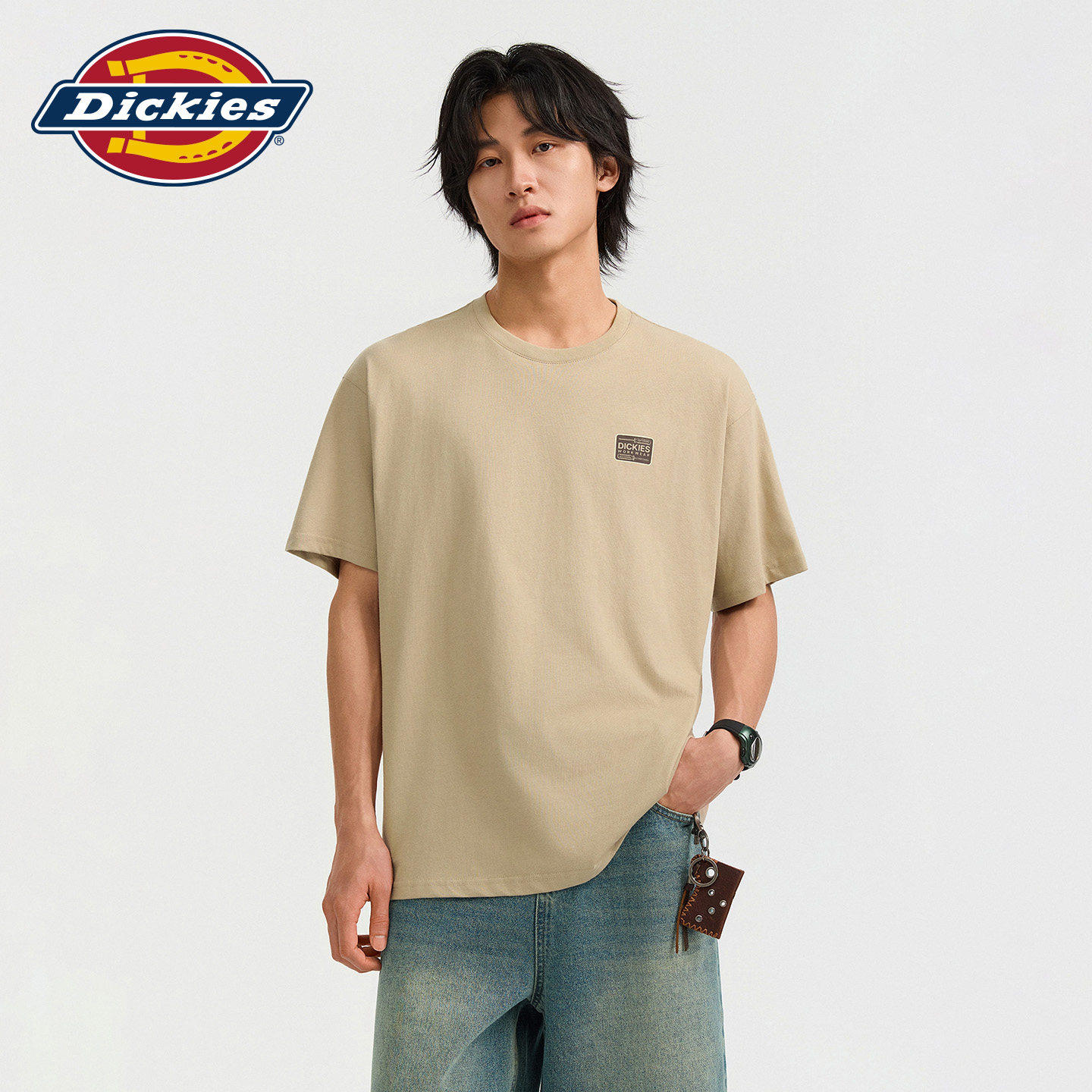 DickiesDickies帝酷适设计感复古休闲工装短袖T恤男女情侣同款