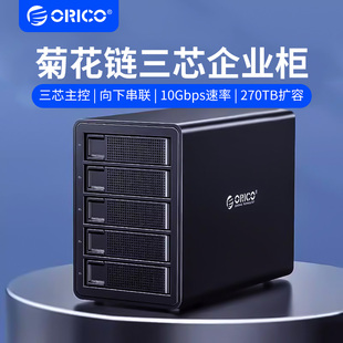 奥睿科企业级硬盘柜Type C接口10Gbps机械硬盘外接盒存储磁盘阵列