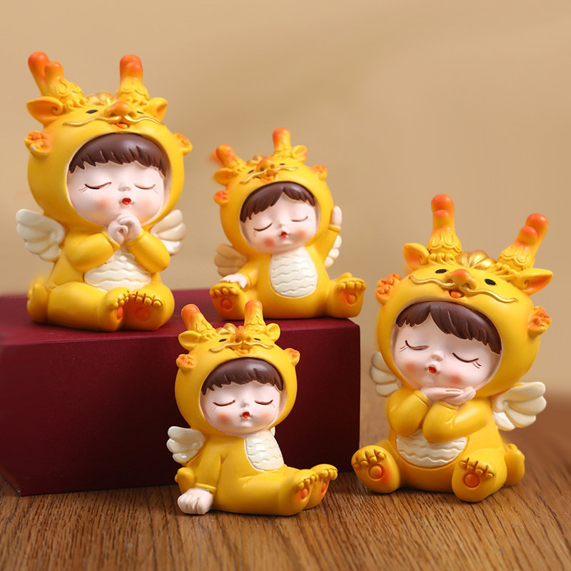 树脂生肖龙宝宝1周岁生日蛋糕装饰摆件插件 儿童甜品台装扮公仔,节庆用品/礼品,节日装扮用品,淘宝优惠券,粉丝福利购,淘宝优惠卷