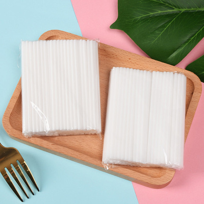 白色棒棒糖塑料棒80支