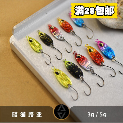 超远投小型溪流马口亮片