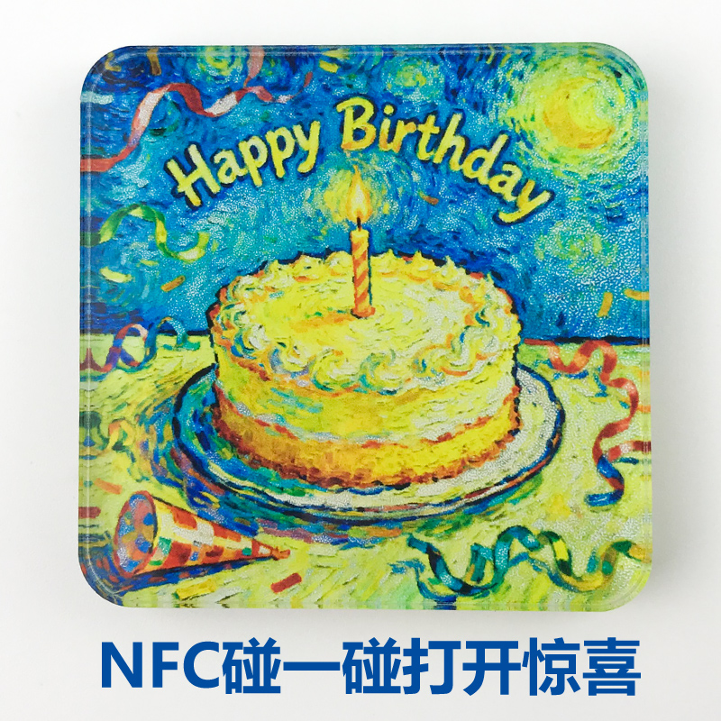 NFC冰箱贴，碰一碰视频录音音乐