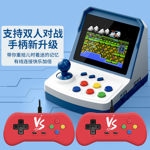 热销款A6Plus游戏机迷你小街机益智儿童家用双人3.2英寸怀旧复古