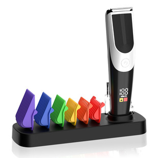 跨境爆品多功能修容男士套装胡须修剪器充电式LED数显理发剃须器