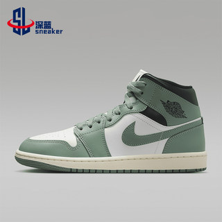 Nike/耐克正品Air Jordan 1 Mid女士运动缓震板鞋BQ6472-130