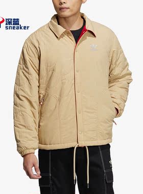 Adidas/阿迪达斯正品三叶草新款男子运动双面穿棉服HY7291