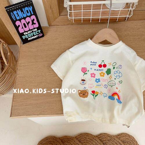 儿童纯棉短袖T恤新款夏季