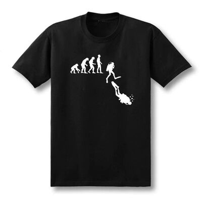 Evolution Scuba Diving进化 潜水员夏装T恤短袖文化衫衣服