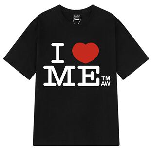 Tate McRae I Love Me欧美创意字母时尚印花休闲短袖T恤男女上衣