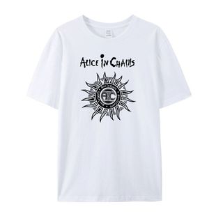 2025夏季时尚圆领棉T恤 Alice in Chains 短袖男女皆可宽松百搭