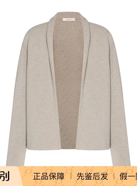 The Row 25秋冬杏色女士羊毛针织开衫正品代购10060Y772EBE