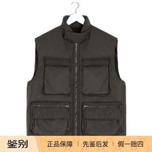 OW1155LF1301BR 代购 Lemaire 25秋冬黑色女士口袋宽松加厚马甲正品