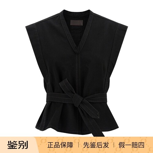 LEMAIRE26春夏牛仔背心外套女