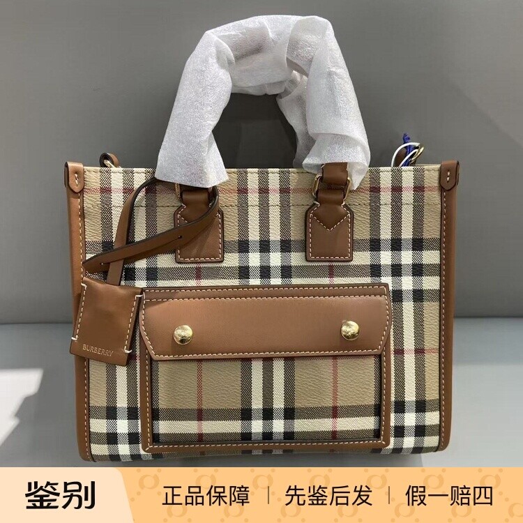 Burberry博柏利 25秋冬格纹女士手提挎包正品代购81097931#