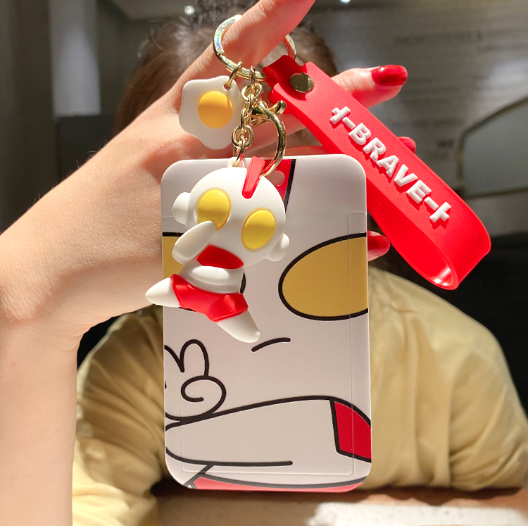 抖音网红情侣卡套萌版工作证挂脖