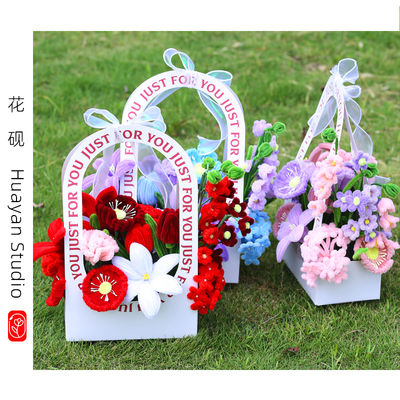 湿感高级仿生花束小绿植花瓶花艺摆件高档仿真花装饰品客厅花摆设
