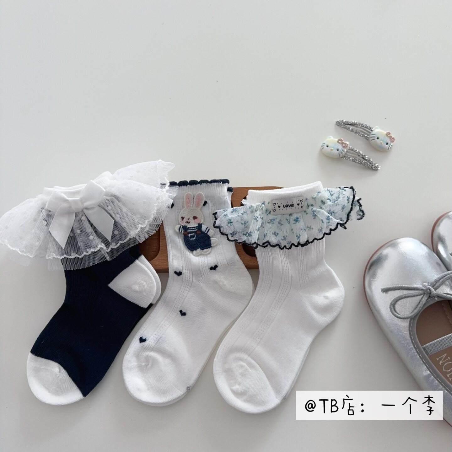 夏季女童韩版蕾丝无骨中筒棉袜