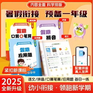 幼小衔接领跑预备一年级幼升小语文数学拼音专项训练正版 2025新版 书籍 现货速发