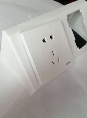 实验室双位插座盒全钢PPVC材质三位四位铝合金岛式斜式三角走线槽