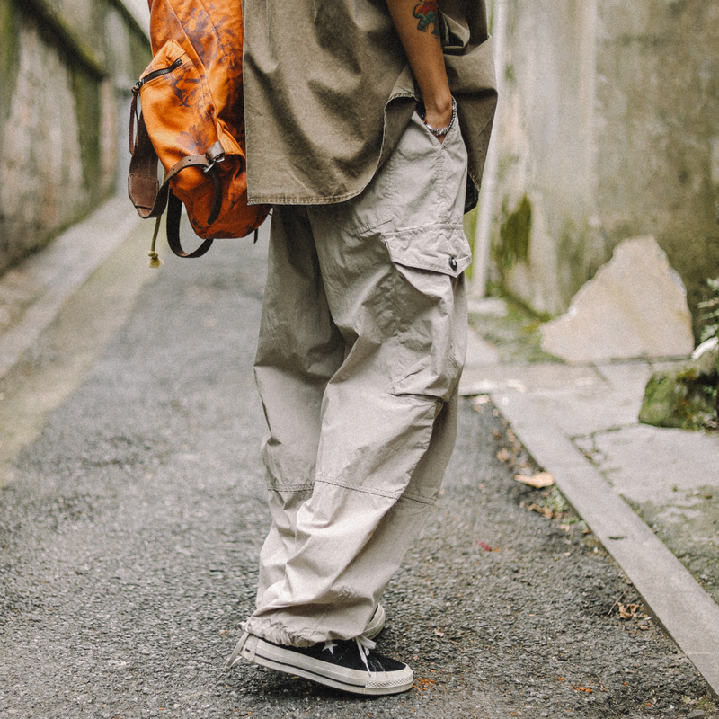 兔先森城市机能工装裤百搭直筒裤