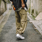 裤 兔先森春秋季 防水速干直筒轻薄工装 男长裤 子 户外运动机能冲锋裤