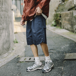 休閑citboy輕薄速干5五分褲 兔先森夏季 日系戶外沖鋒短褲 男款 中褲