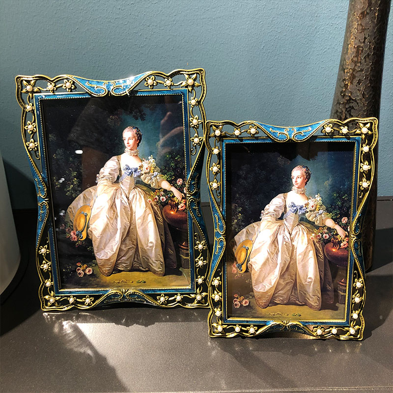 相框欧式复古金属情侣桌面台件