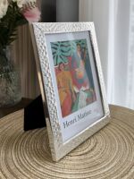 Simple European silver photo frame 678 10-inch desktop display, family photo, children's hippocampus, wedding photo frame with print thumbnail 5