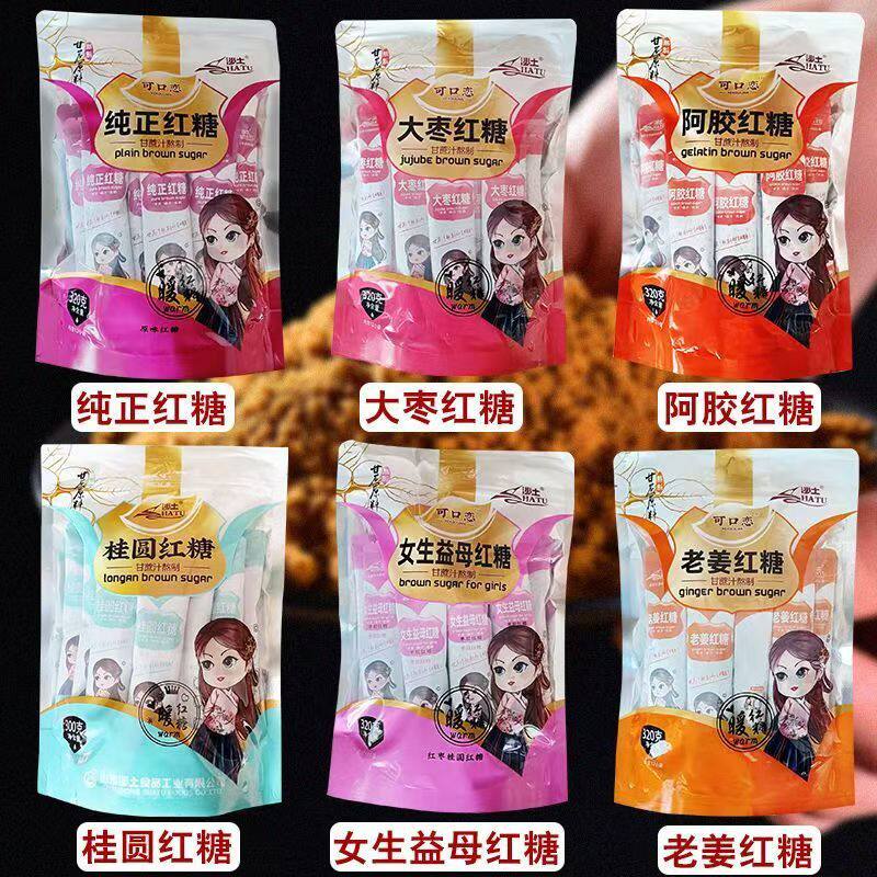 可口可恋红糖大枣纯正阿胶桂圆姜汁红糖产后月子经期大姨妈姜茶