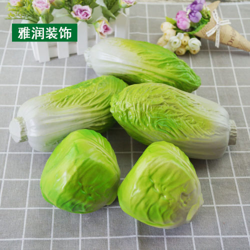 包菜白菜水果蔬菜模型道具玩具