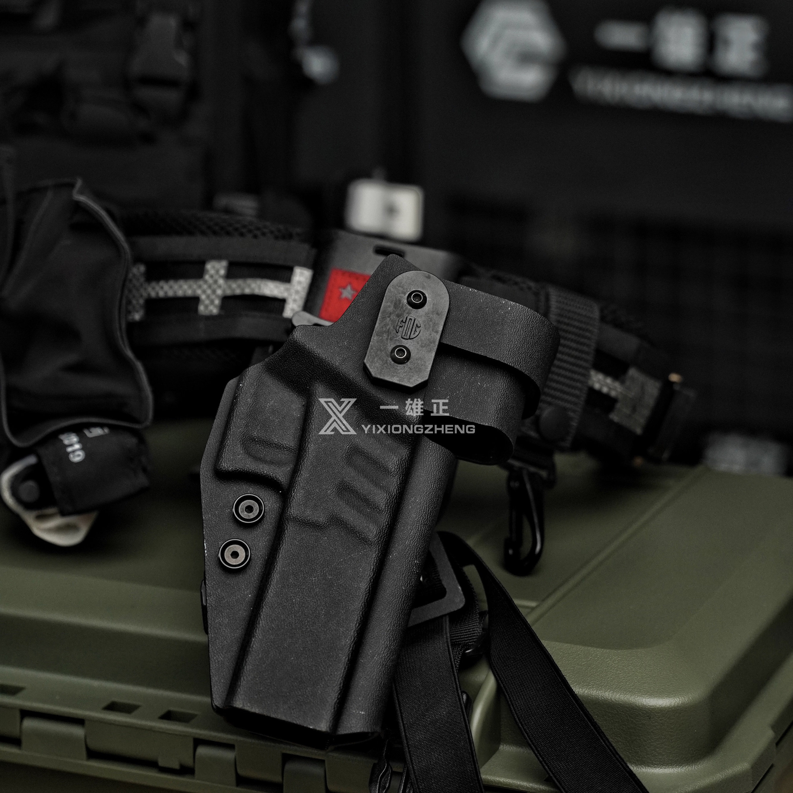 【一雄正】格洛克枪套glock nolight holster level2无灯二级锁