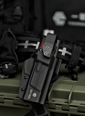 【一雄正装备】 92G下沉式拇指解锁枪套92改战术枪套比武教官