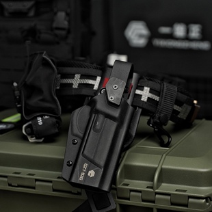 【一雄正装备】 92G下沉式拇指解锁枪套92改战术枪套比武教官