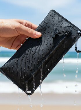 IPX8防水钱包钱袋护照手机防水眼镜袋充电宝袋可放30张以上人民币