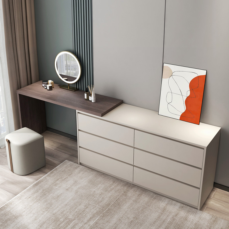 收纳柜现代化妆极简主卧室