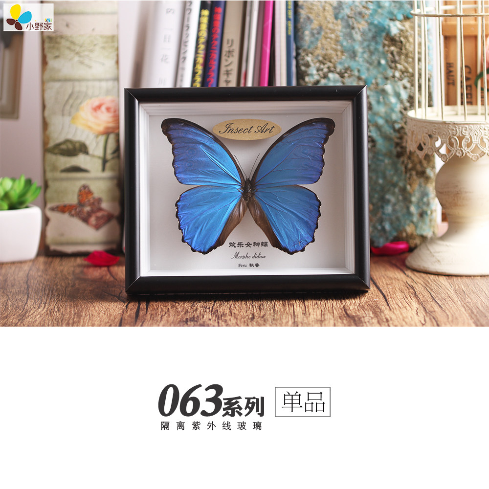 063 Ladder[Single product] Joy goddess Blue flash Butterfly specimens Photo frame Boutique Pendant Decorationin the Home accessories , Decorative painting , Decorative painting class specimens  category - from Buy2taobao.com to provide professional Taobao agent buy service