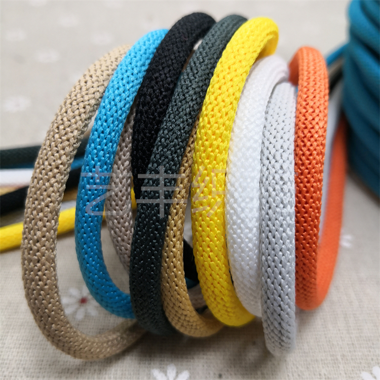 6MM实心涤纶彩色圆绳DIY手工编织绳运动裤腰抽绳用服装辅料捆绑绳