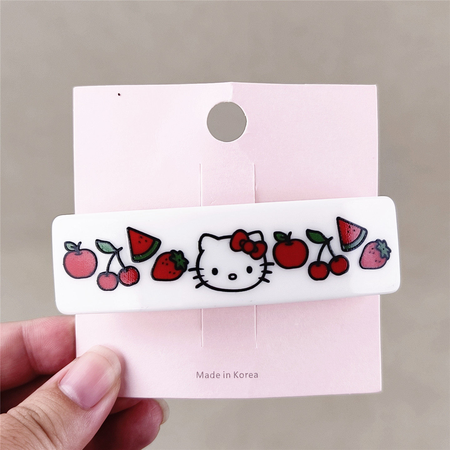孤品!凯蒂猫发夹弹夹