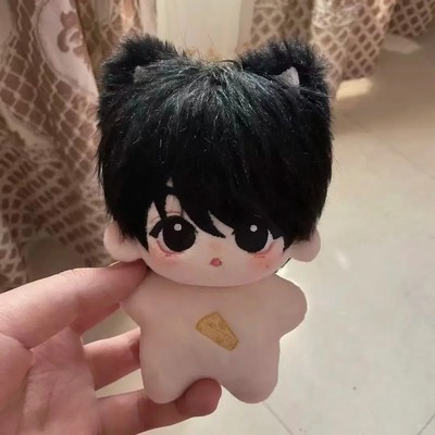 TOP登陆少年团朱志鑫属性棉花娃娃10cm长毛咪可爱海星体玩偶礼物